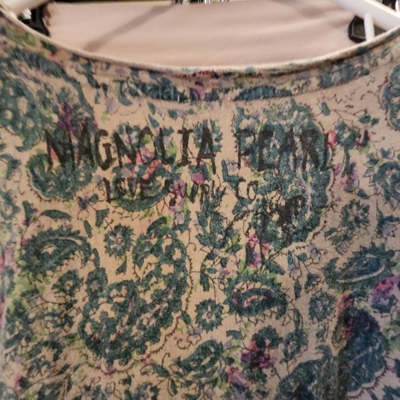 Magnolia Pearl Green Paisley Print Tee-Shirt Dress - Picture 11 of 11